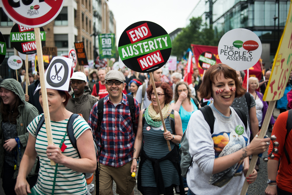 National Anti-Austerity March in London - Photojournalism by Photographer, Chris King