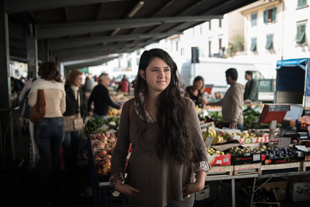 Giulia from Senza Spreco - An organisation in Florence, Italy working to reduce avoidable food waste