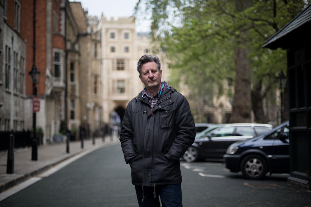 Portrait of a new Green Party member photographed as part of my Green Surge documentary poject