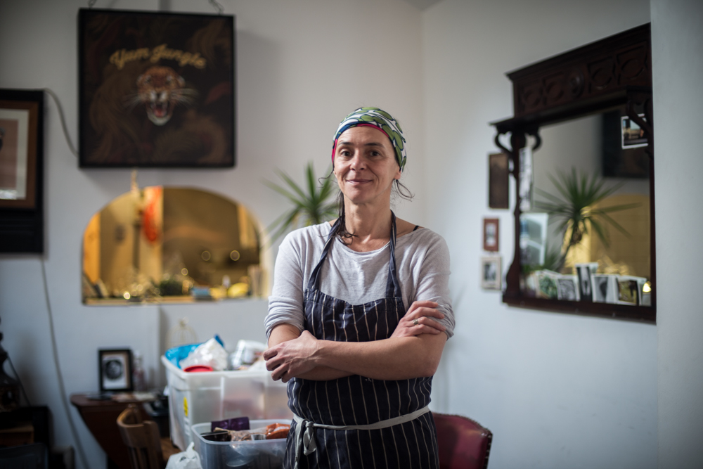 Dinner Exchange London Volunteer - Portrait of Food Waste Warrior as part of my documentary photography project on food waste - Documentary Photographer Chris King